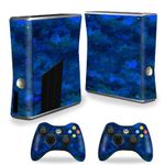 MightySkins Skin Compatible with X-Box 360 Xbox 360 S Console - Blue Ice | Protective, Durable, and Unique Vinyl Decal wrap Cover | Easy to Apply, Remove, and Change Styles | Made in The USA