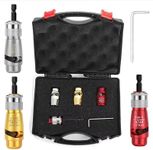 Wire Stripping and Twisting Tool, 2024 Electric Wire Stripper Professional Electrician Tool Set Portable Wire Nut Twister for Power Drill, Cable Quick Stripping and Connector