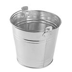 American Metalcraft PTUB87 Steel Natural Galvanized Pail, 1.16-Gallon