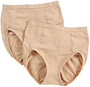 Bali Women's Shapewear Seamless Brief Ultra Control 2-Pack, Nude, X-Large