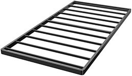 Aardhen Twin 2 Inch Box Spring & Bed Slat Replacement/Metal Frame with Steel Slats/Quick Lock Bunkie Board/Easy Assembly