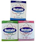 Neutradol Gel Power Orbs x 3 Orbs. 1x Super Fresh, 1x Fresh Pink, 1x Original for Clean, Fresh Air at Home and at Work