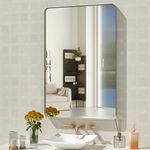 WEER 24X36 Inch Brushed Nickel Bath