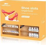 Neprock Shoe Slots Organizer, Adjus