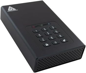 Apricorn 6TB Aegis Padlock DT 256-Bit Encryption USB 3 Hard Drive (ADT-3PL256-6000)