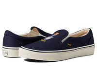 POLO RALPH LAUREN Men's Keaton-Slip Sneaker, Navy Bear, 10.5