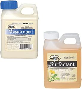 Liquid Harvest Mesotrione Bundle - 8 Ounces - Mesotrione Concentrate (Compare to Tenacity) - Pre and Post-Emergent Weed Killer for Lawn and Turf Grasses with 8oz Surfactant