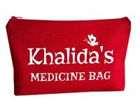 Personalised Medicine Bag Medication Case First Aid Storage Bag School Meds Bag Inhaler Allergy Epipen Bag Custom Print Any Text