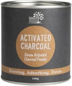 Eden Healthfoods Steam Activated Charcoal 100 g , 0.17 grams