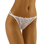 Wolbar Women's Sexy Shorts-Thongs Lace Low Waist Panties Briefs WB119, White,L