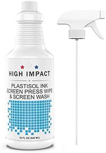 Plastisol Screen Wash by High Impact - in-Sink and On Press Screen Wash Ink Degradant and Cleaner for Screen Printing Inks - Designed to Remove Plastisol Ink- Made in USA - 32 fl oz (Pack of 1)