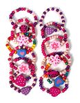 Stands Out, Supplying Outstanding Gifts 12 Wooden Beaded Friendship Bracelets for Girls - Party Bag Fillers for Kids Party - Christmas Birthday Party Favours - Stocking Filler