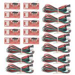 WMYCONGCONG 10 PCS Endstop Mechanical Limit Switch with Cable for 3D Printer RAMPS Prusa Mendel RepRap CNC Arduino Mega 2560