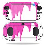 MightySkins Skin Compatible with Sony PS Vita (Wi-Fi 2nd Gen) wrap Cover Sticker Skins Pink Drip