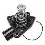 A-Premium Engine Coolant Thermostat Housing Assembly with Gasket Compatible with Honda Civic 2002-2005 CR-V Acura RSX 2002-2006 2.0L 2.4L