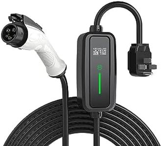 RexingUSA Level 2 EV Charger, NEMA 14-50, 250V 32 Amp, 17 ft Extension Cord & J1772 Cable - Fast Charging for All J1772 EVs