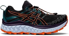 ASICS Women's Trabuco Max Running Shoes, 11, Black/NOVA Orange