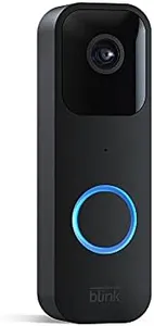 Blink Video Doorbell (newest model), Two-way audio, HD video, motion and chime app alerts and Alexa enabled — wired or wire-free (Black)