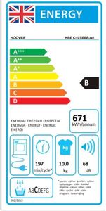 Hoover 10kg Condenser Tumble Dryer – H-DRY 350