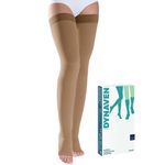 Sigvaris Medical Compression Stockings - DYNAVEN - Class 2 - Thigh length - For Men and Women (Medium – Long)