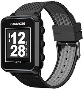 CANMORE TW353 GPS-Golfuhr, kontrastreiches LCD-Display, leichtes Golfzubehör, schwarz
