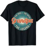 Grandpa The Man The Myth The Legend Grandfather Gift T-Shirt