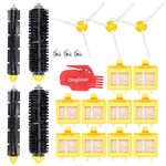 DingGreat Accessory for iRobot Roomba 700 Series 760 770 780 790 Vacuum Cleaner Replacement Part Spare Brushes Kit with 10 Filters 3 Side Brushes 2 Bristle Brushes 2 Flexible Beater Brushes