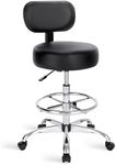 SUPERJARE Drafting Chair with Back,