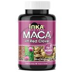 Maca for Women, Maca Root, Red Clover & Flaxseed Extract, Supports Women's Health, Vegan, Non-GMO, Gluten-free, Soy-free and Dairy-free (90 Count)