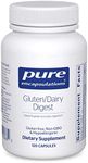 Pure Encapsulations Gluten/Dairy Digest | Unique Mix of Enzymes to Support Healthy Gluten and Dairy Digestion* | 120 Capsules