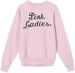 Bioworld Grease Pink Ladies Logo Women's Pink Crew Neck Graphic Sweatshirt-XL