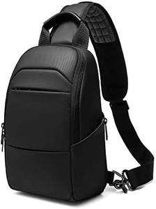 Messenger Bag for Men,Small Black Sling Crossbody Bags,Waterproof Daypacks,Hiking Biking Shoulder Bag