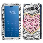 Asmyna SY6780HPCDM173NP Premium Dazzling Diamante Diamond Case for Sanyo Innuendo 6780, 1-Pack, Retail Packaging, Playful Leopard