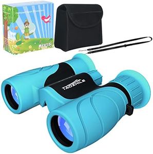 Binoculars for Kids High-Resolution 8x21,Shockproof Compact Kids Binoculars with Neck Strap for Bird Watching, Hiking,Camping, Travel, Learning, Spy Games - Telescope Toys for 3-12 Years Boys Girls (Blue)
