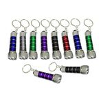 Garneck 10pcs 5 Emergency Keychain Light Pen Keychain Flashlight Key Light Powerful Torch Key Ring Pocket Flashlight Mini Keychain Lamp Penlight Flashlights Led Portable Child