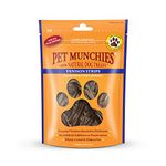 Pet Munchies Venison Strips Dog Treats, Premium Wheat Free Dog Chews with Natural Real Meat, Low in Fat and High in Protein 75g