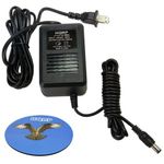 HQRP AC Adapter Compatible with Boss BRC-120 BRC-120T A41408DC Replacement, fits GT-3, GT-6, GT-6B Guitar Effects Processor, Power Supply Cord + HQRP Coaster