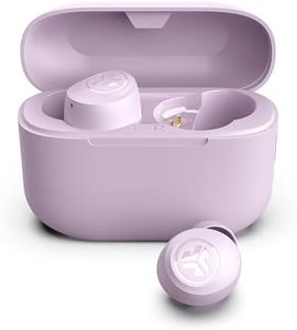 JLab Go Air Pop True Wireless Bluetooth Earbuds & Charging Case, Lilac, Dual Connect, IPX4 Sweat Resistance, Bluetooth 5 Connection, 3 EQ Sound Settings Signature, Balanced, Bass Boost