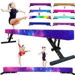 MARFULA Adjustable Balance Beam 8 ft Gymnastic Beam adjustable height for Kids and Teenage of all gymnastic levels, Gymnastic Training Beam Gymnastic Equipment for athlete Home and Gym Club Use