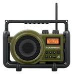 Sangean TB-100 (Toughbox) AM/FM/AUX-In Ultra Rugged Digital Tuning Rechargeable Radio (Green)