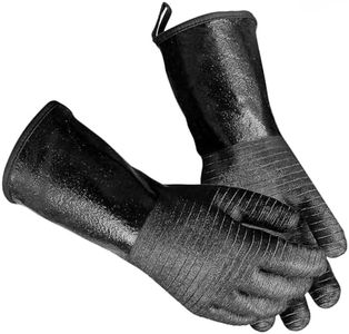 GEEKHOM Grill Gloves Heat Resistant Cooking, 14 Inch BBQ Gloves Water Proof Insulated Gloves for Turkey Fryer, Barbecue, Grilling, Baking