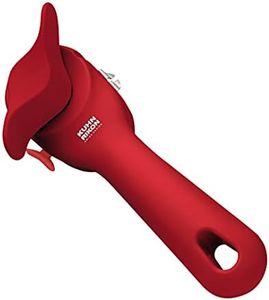 Kuhn Rikon Auto Safety LidLifter/Can Opener with Ring-Pull, 8 x 2.5 x 2.75 inches, Red