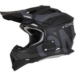 Oneal 2 Series Motocross Helmet Slick Adult Off Road Motorcycle ATV MTB BMX Enduro Race Protective Gear Quad Bike Helmet - Black/Grey (XS)