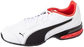 Puma Unisex-Adult Tazon 7 Evo White-for All Time Red-Black Running Shoe - 7 UK (31037806)