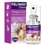 FELIWAY Classic Cat Calming Odourless Spray, 20ml - Comforts Cats at Home and On the Go and Reduces Stress During Travel, Veterinary Recommended, Drug-free, Clinically Proven