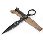 Benchmade 176BKSN SOCP Black Dagger with Sand Sheath