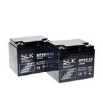 SLK Power Mobility Scooter AGM Battery Pair of 2 x 12v 50ah Reliable And long Lasting Replacement Batteries For Electric Scooters And Wheelchairs