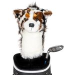 Daphne's Headcovers Australian Shephard Driver Headcover | Premium Driver Headcovers | Funny Golf Club Covers | Stylish Protection for Your Clubs | Men's Golf Gear | Driver Headcover for Men and Women