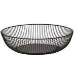 NUTRIUPS Fruit Bowls Black Wire Fruit Basket Fruit Bowls for the Kitchen Fruit Bowl for the Kitchen Large Fruit Bowl Wire Fruit Bowl for Fruit and Vegetables (Black