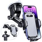 VANMASS Car Phone Holder 2024【Strongest Military-Grade Suction】 Patent & & All Safety Certs Mobile Automobile Cradles Mount Van Windscreen Dashboard Vent Stand for iPhone 15 Pro Max 14 13 12 Samsung